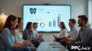 Boost Your Dental Practice Visibility And Drive More Appointments With The Right Google Ads Strategy, Concept art for illustrative purpose - Monok