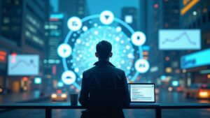 2025's Ad Landscape Shifts Amidst Privacy Concerns and Rising AI Adoption, Concept art for illustrative purpose, tags: digital marketing - Monok