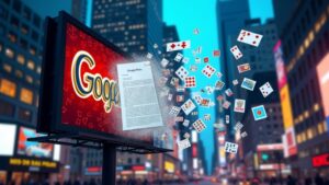 Google's Latest Gambling Policy Updates Set to Reshape Online Advertising Landscape, Concept art for illustrative purpose - Monok