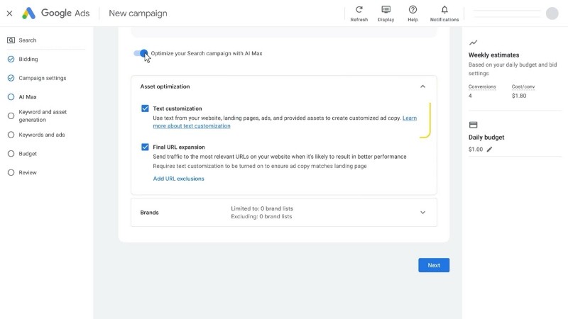Learn all about AI Max for Search Campaigns! Watch this video to discover what AI Max for Search Campaigns is, how to turn it on, and all the new settings and controls you need to know to make the most of your ad spend and achieve your marketing objectives.

Subscribe for more marketing tips or visit our help center for more resources.

#AI #OnlineAdvertising #DigitalMarketing #AdCampaigns #MarketingTips #GoogleAds #SocialMediaAds, tags: user - Youtube