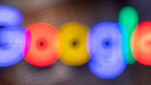 a blurry photo of a colorful object - Google logo, Google Sydney Office, tags: illegal gambling - unsplash