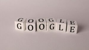 White blocks with letters spelling Google, symbolizing search and SEO concepts., tags: ads - pexel