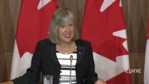 On Parliament Hill, Senator Marty Deacon discusses her bill that would require the federal government to work with provinces and other entities in establishing a national regulatory framework for the advertising and promotion of sports betting. She is joined by Senator Brent Cotter., tags: betting - youtube