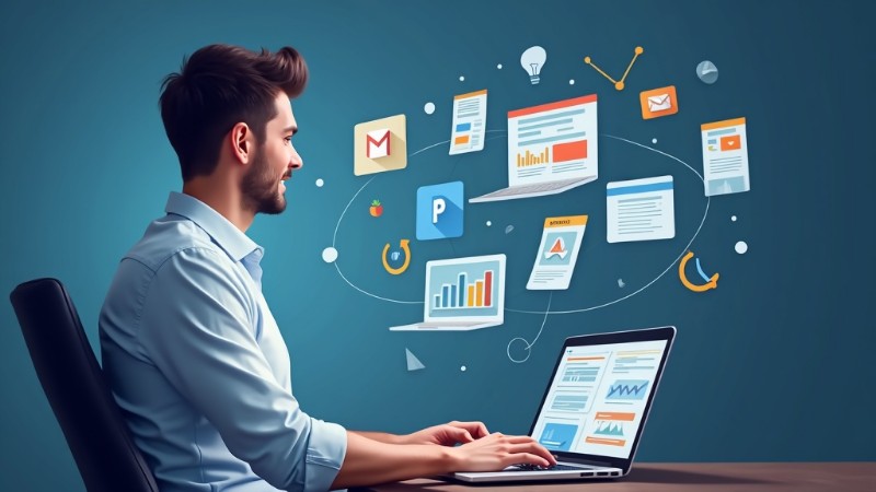 Google Ads: precision targeting for professional audiences, Concept art for illustrative purpose, tags: ads - Monok